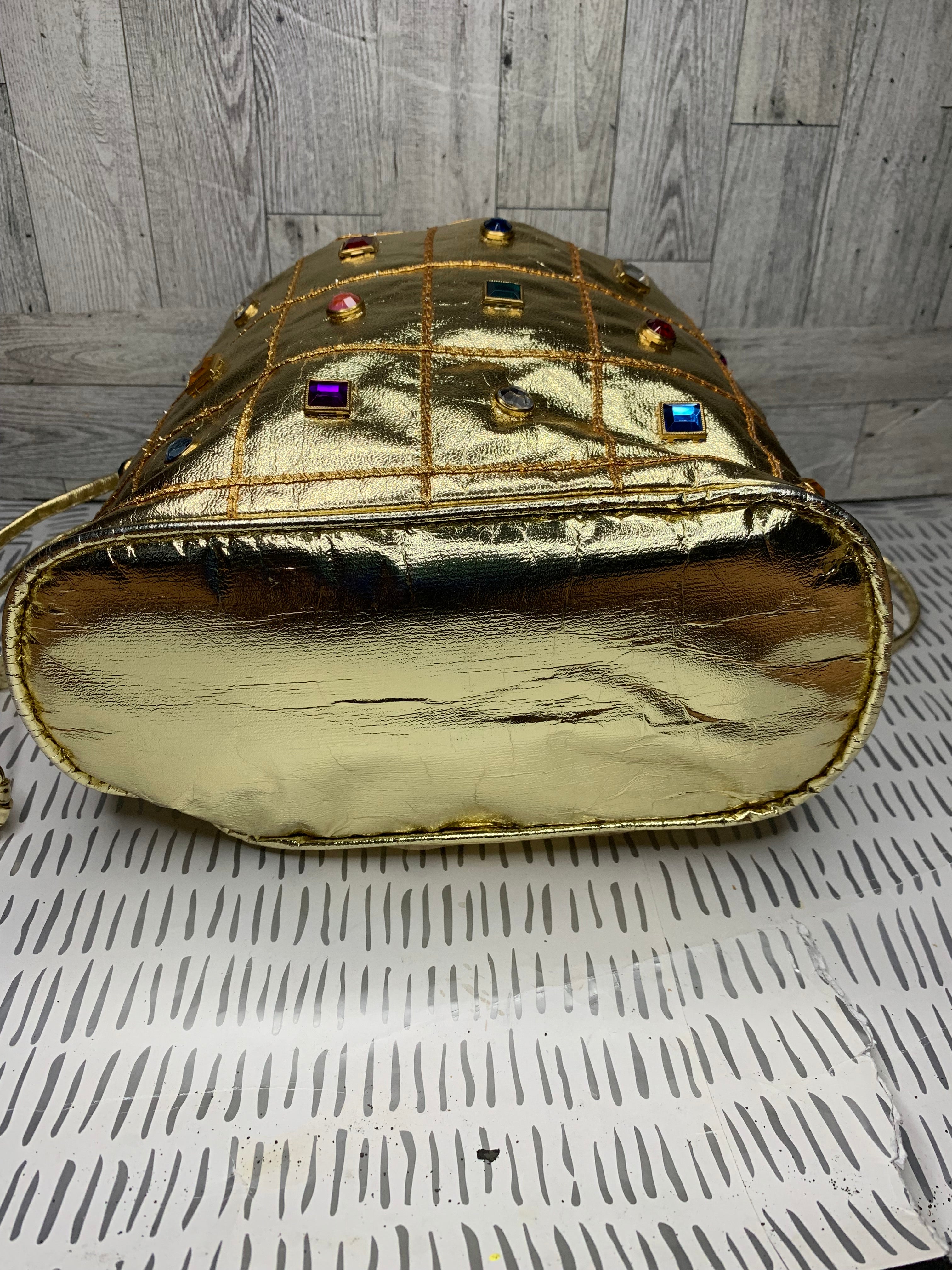 Vintage Bikal gem bucket bag