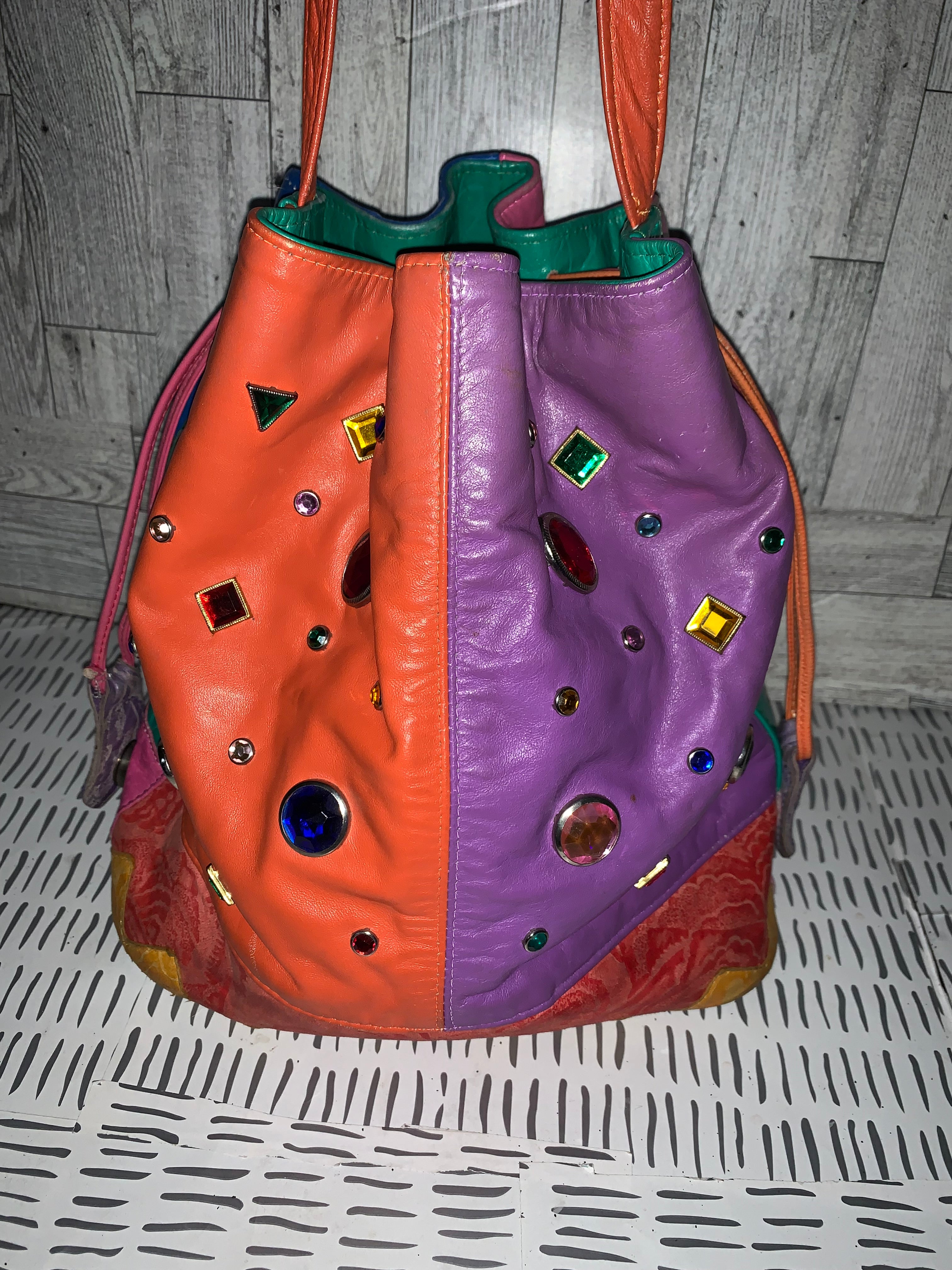 Vintage Gem bucket bag