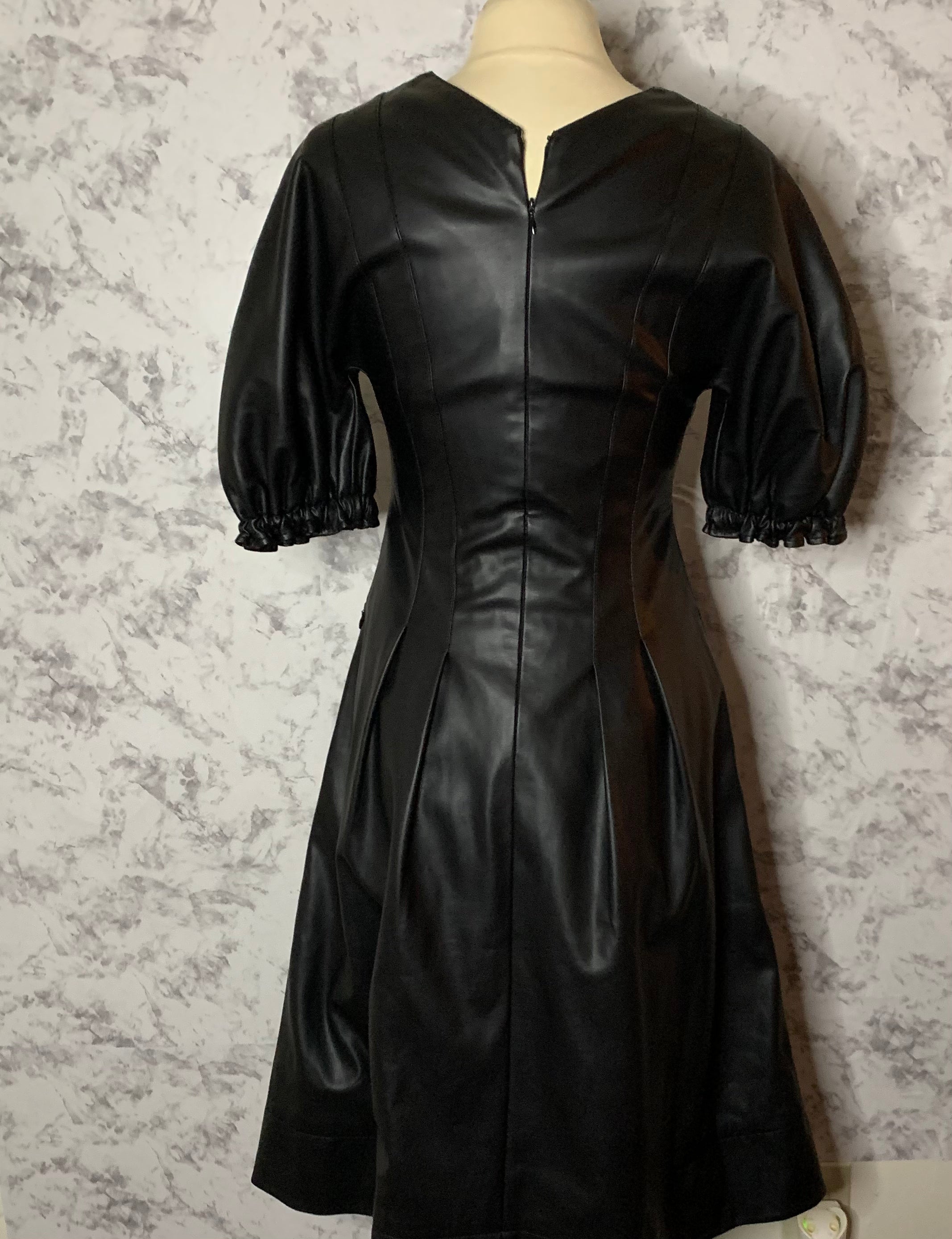 The Pleather vibes dress