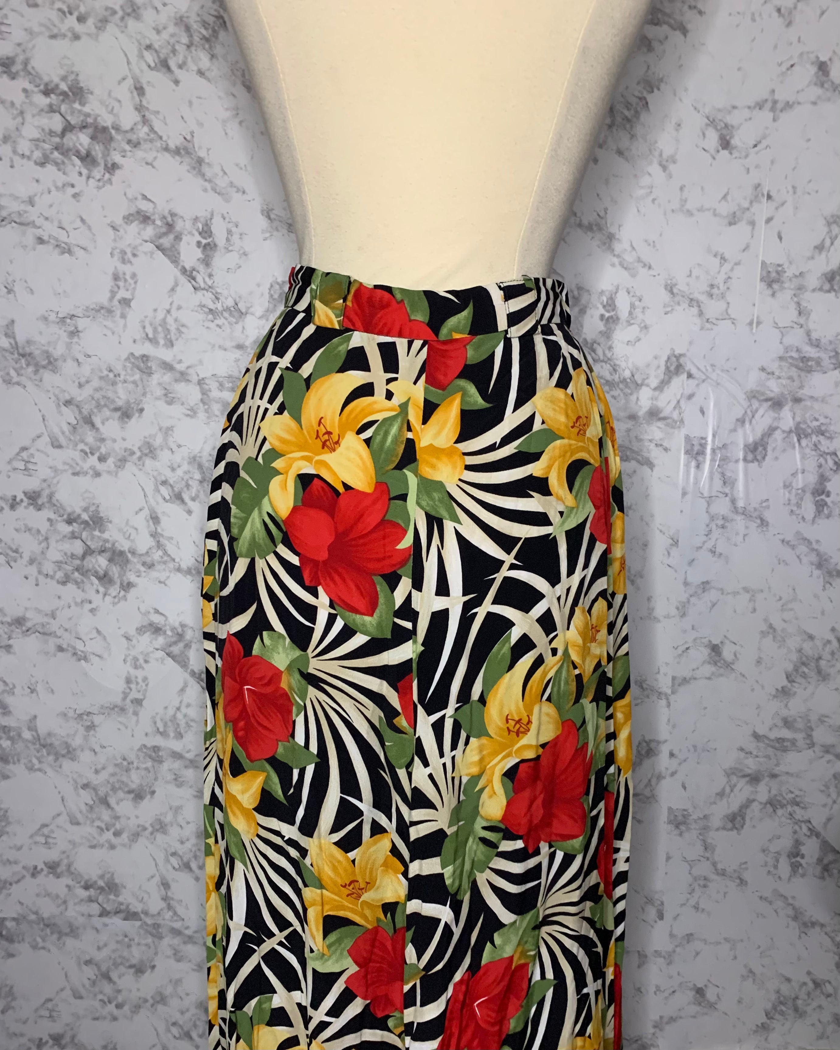 Vintage floral skirt