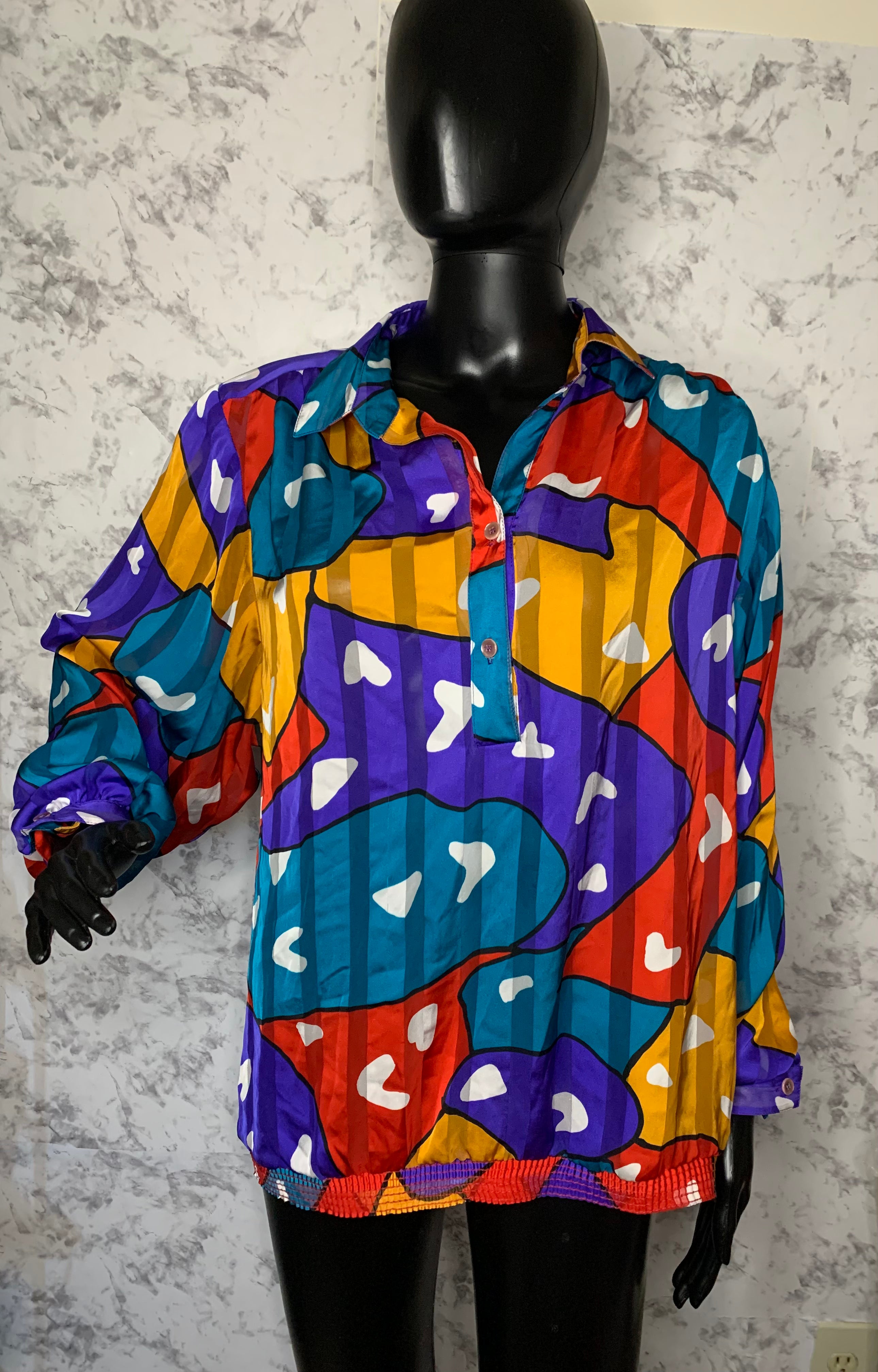 Tailored by Da Rue Colorful blouse
