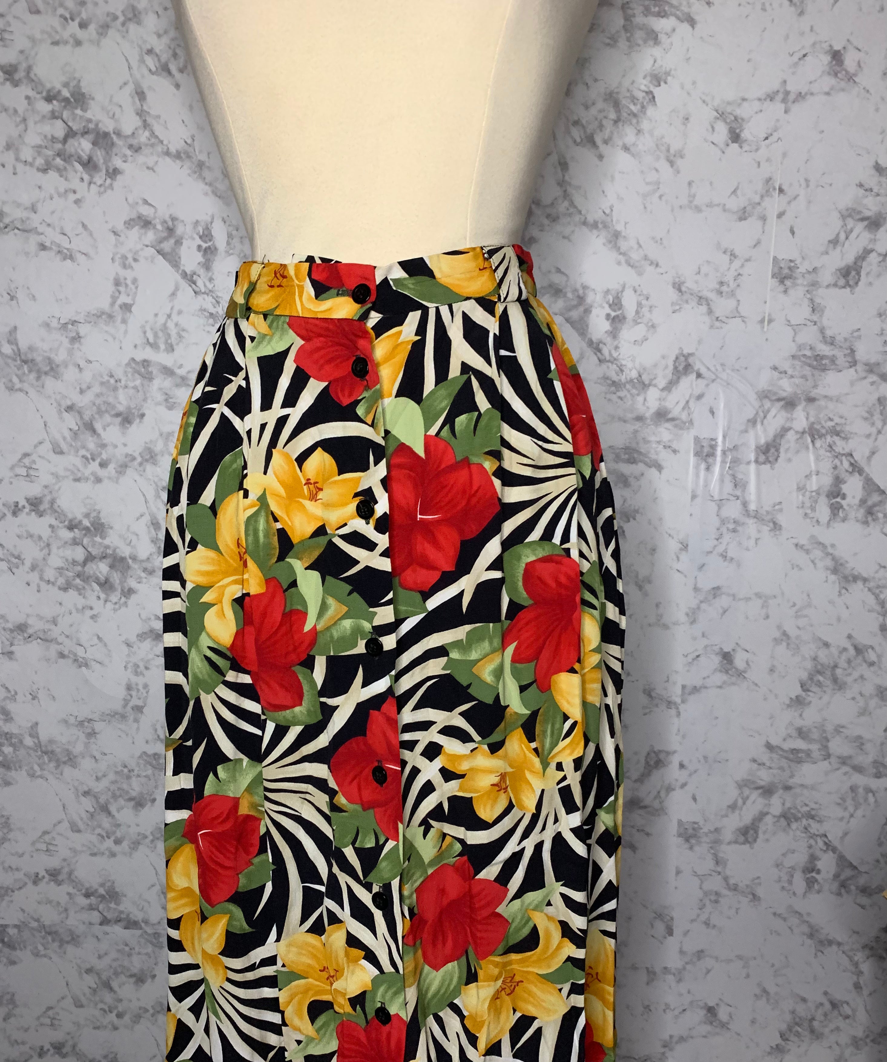 Vintage floral skirt