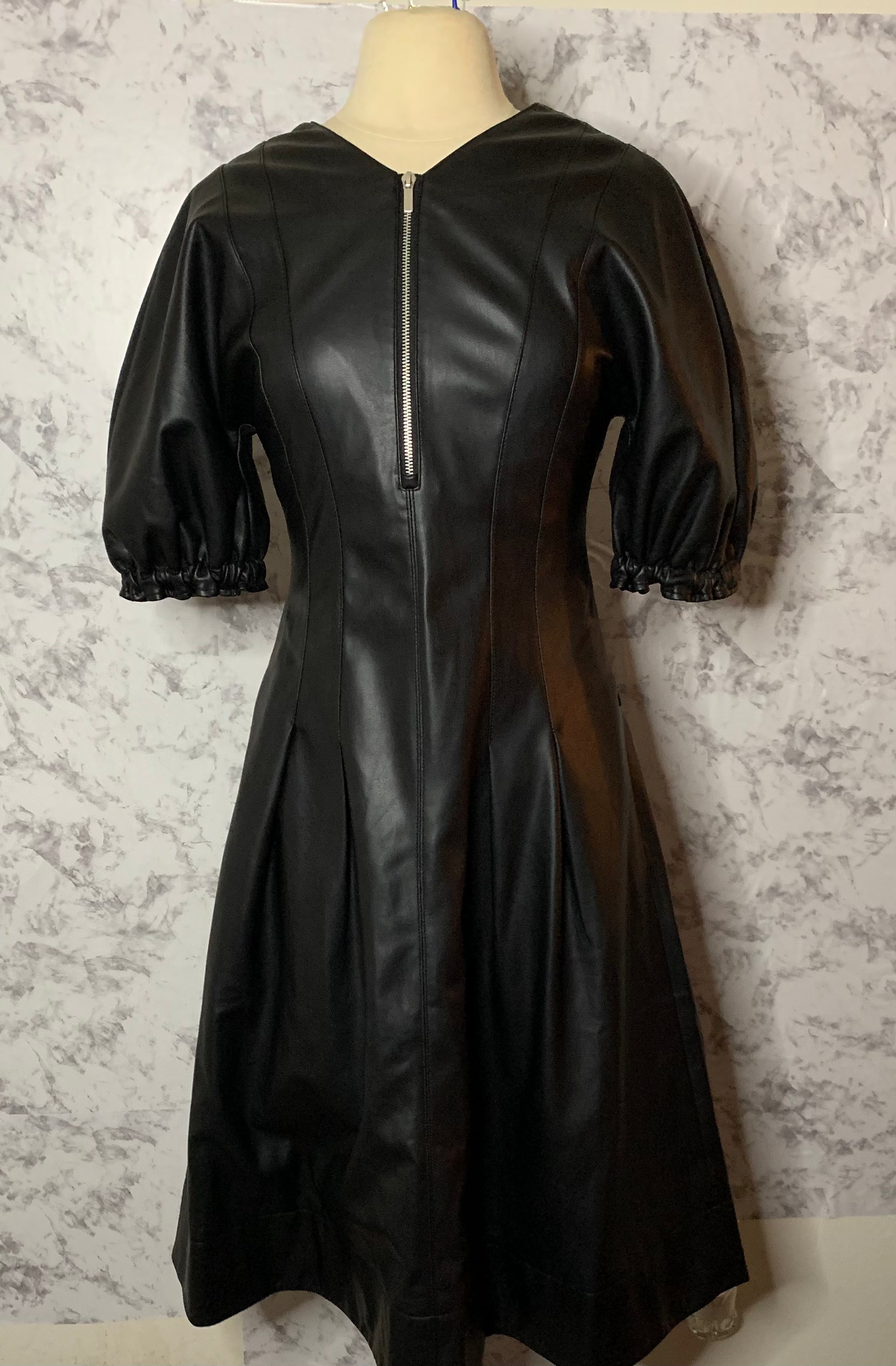 The Pleather vibes dress