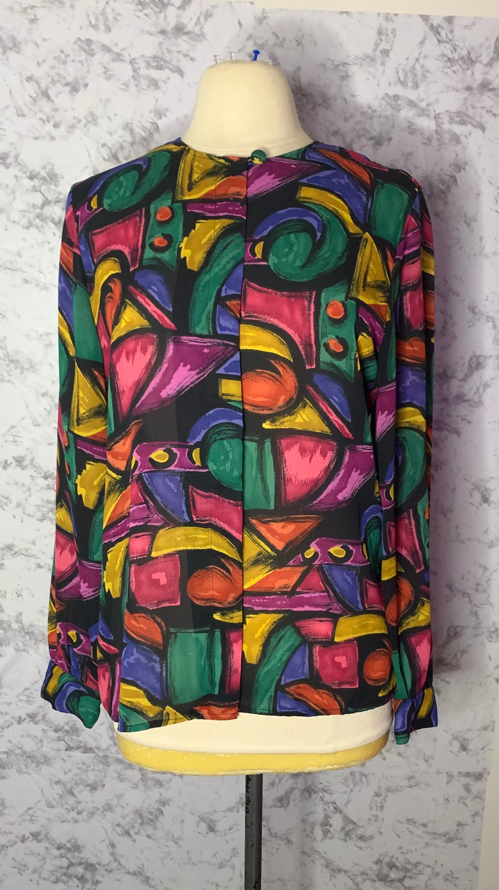 Vintage colorful blouse