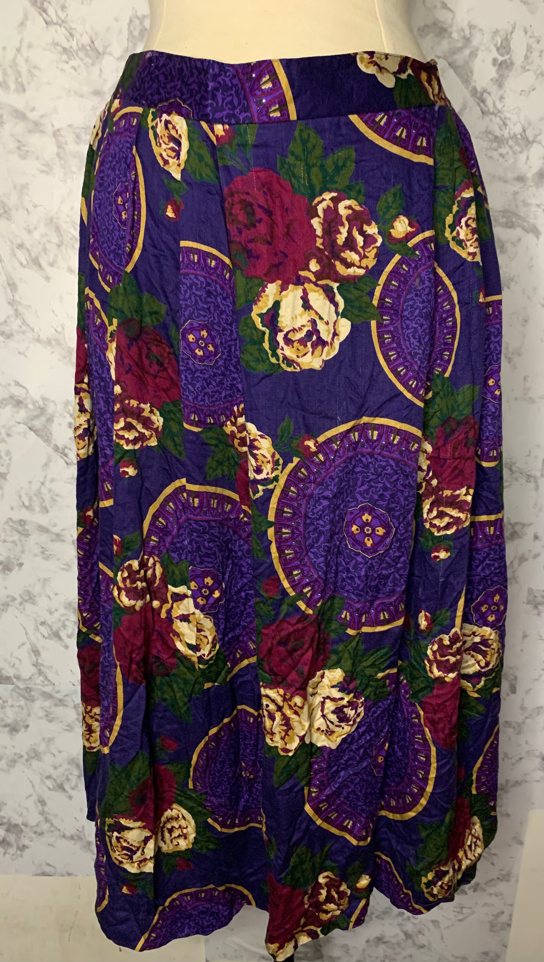 Vintage floral skirt