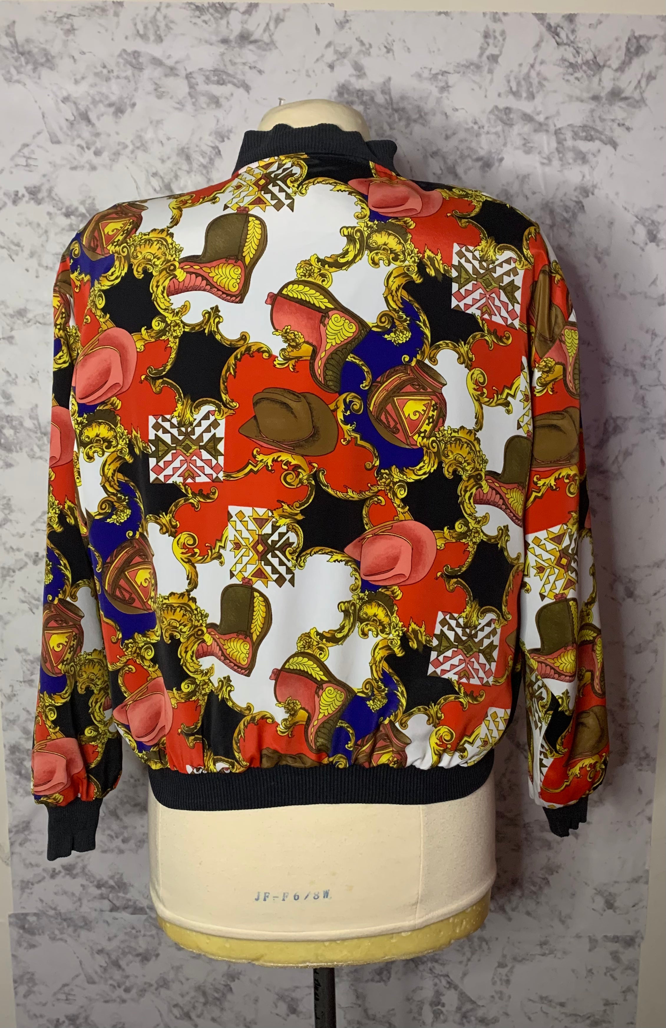 Vintage nautical bomber jacket