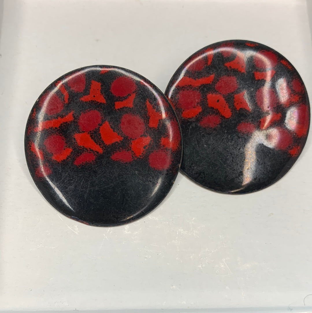 Red earrings