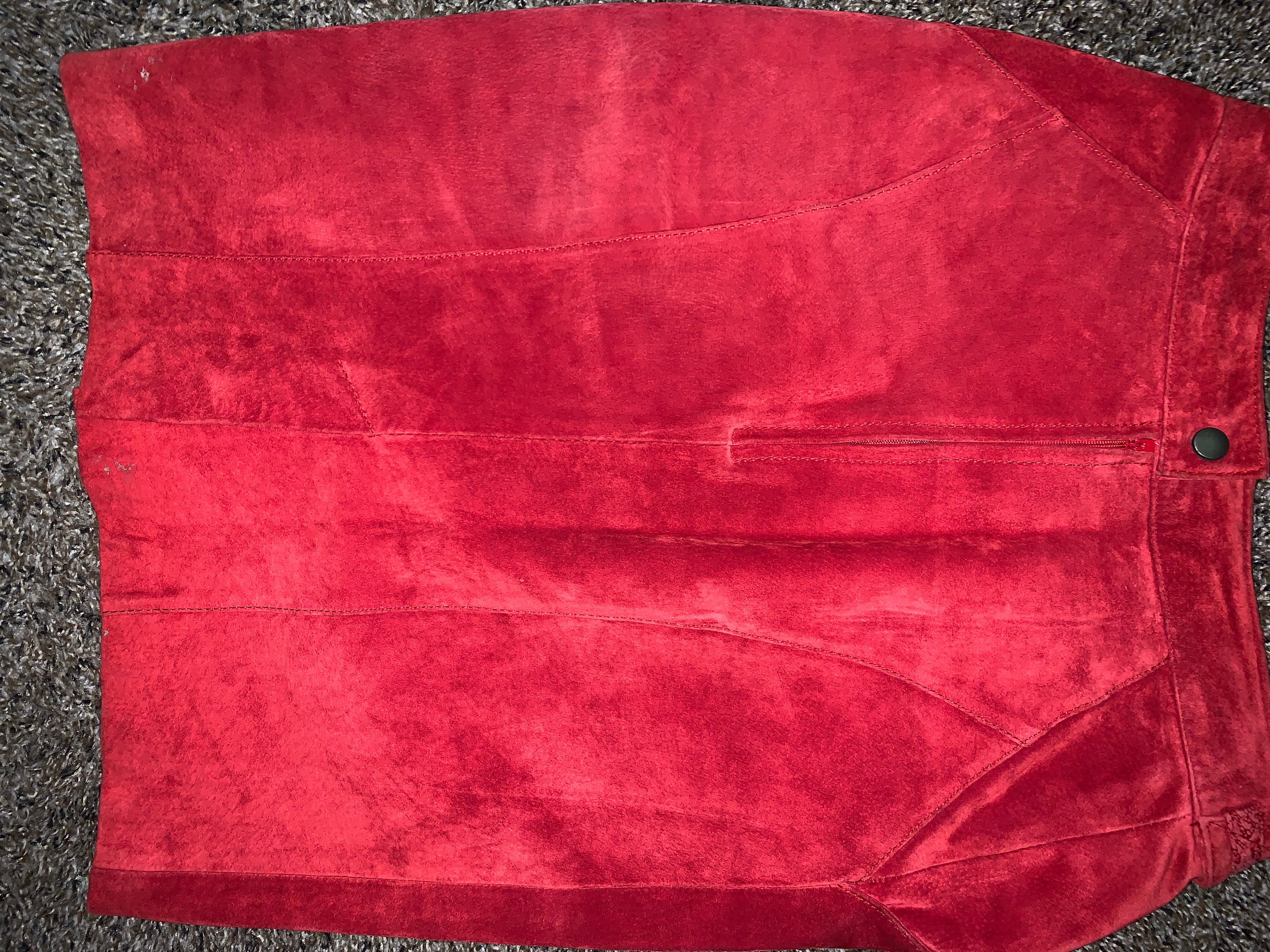 Vintage Genuine Leather skirt