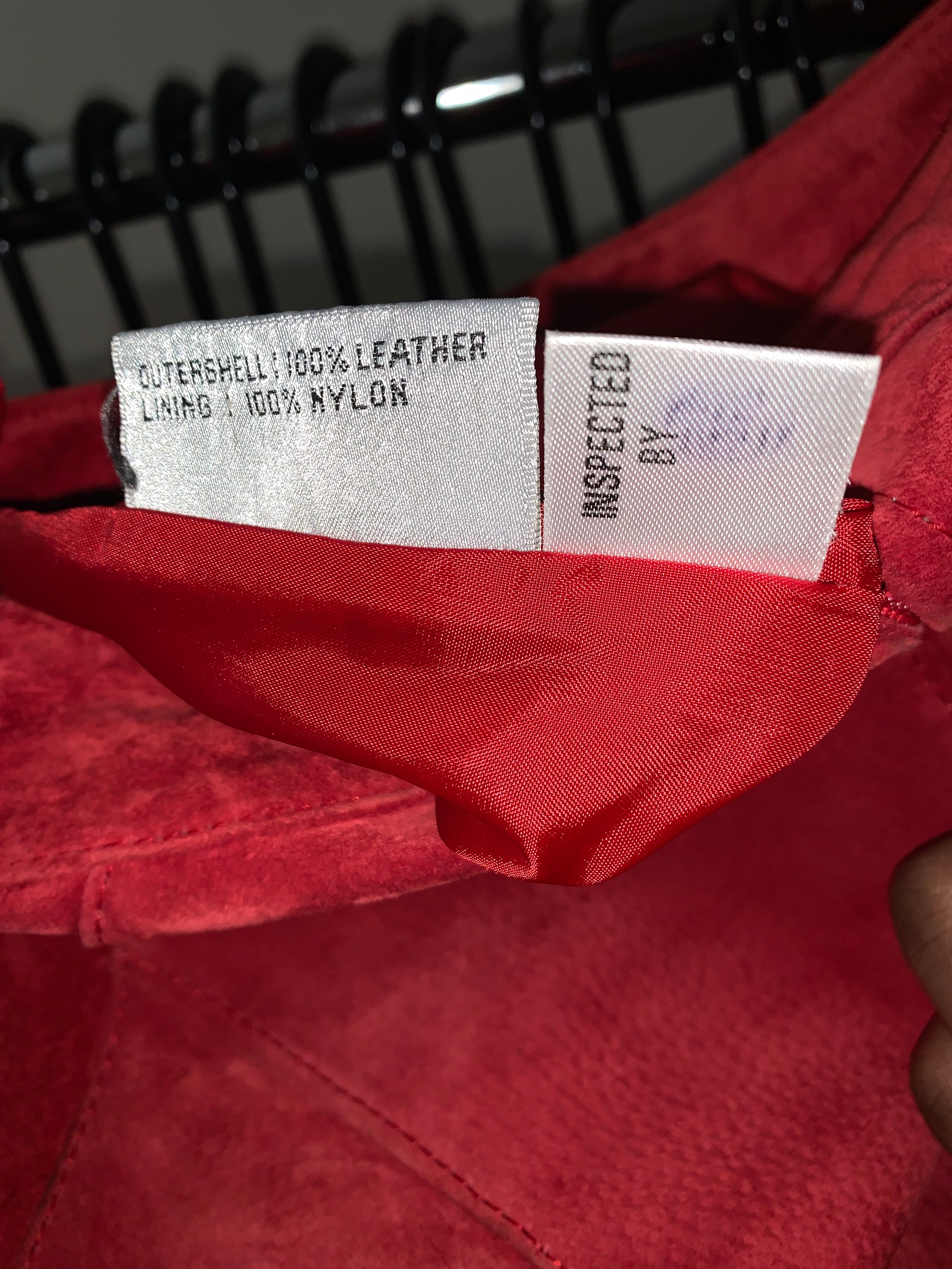 Vintage Genuine Leather skirt