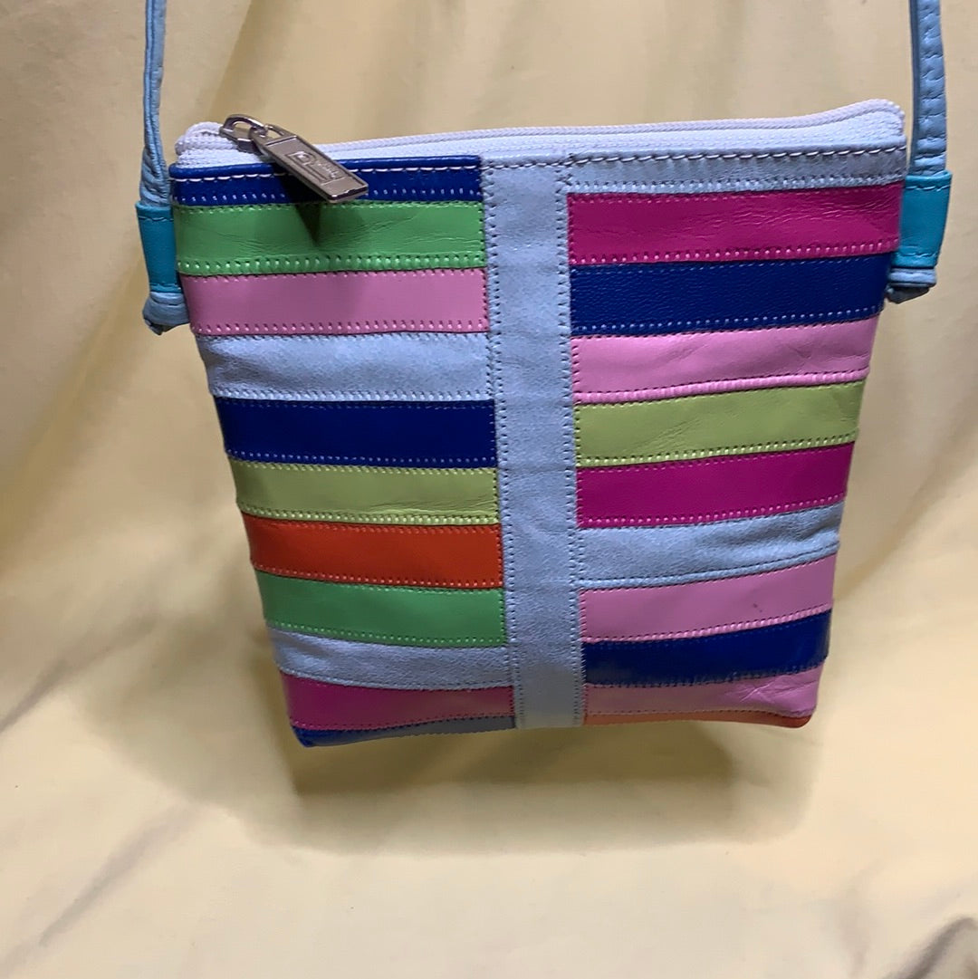 Vintage colorblock mini crossbody